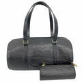 Louis Vuitton Handbag Epi Soufflot Noir