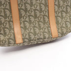 Dior Tote Trotter Green Beige Canvas Leather — view 7