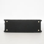 Chanel Shoulder Bag Quilted Cotton Black Silver — view 3
