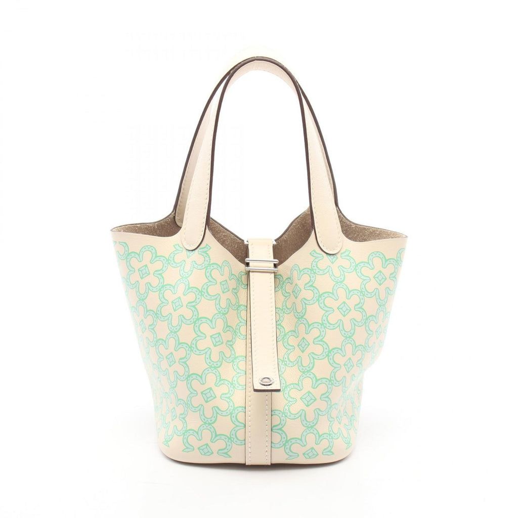Hermes Handbag Picotin Lock Micro Lucky Digi Nata Vert