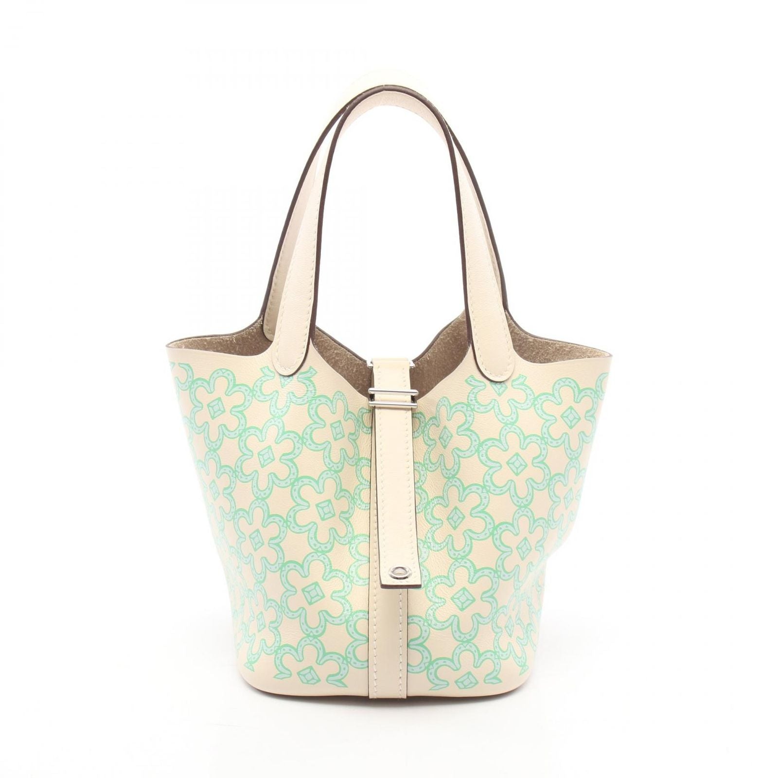 Hermes Handbag Picotin Lock Micro Lucky Digi Nata Vert