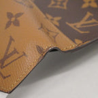 Louis Vuitton Trifold Wallet Monogram Reverse Portefeuille Victorine Brown — view 6