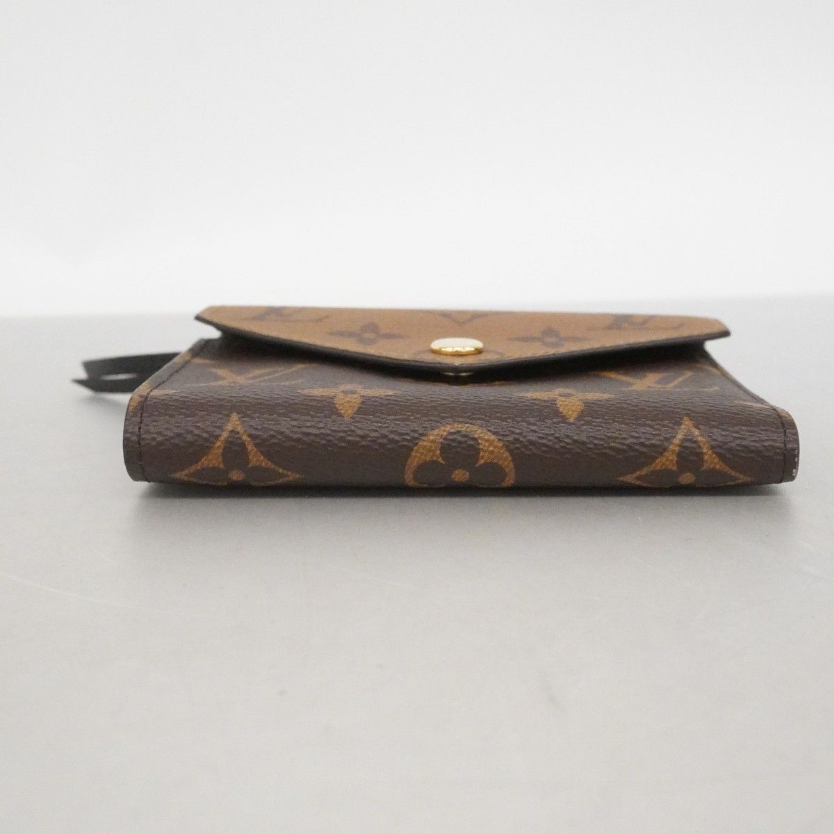 Louis Vuitton Trifold Wallet Monogram Reverse Portefeuille Victorine Brown — view 2