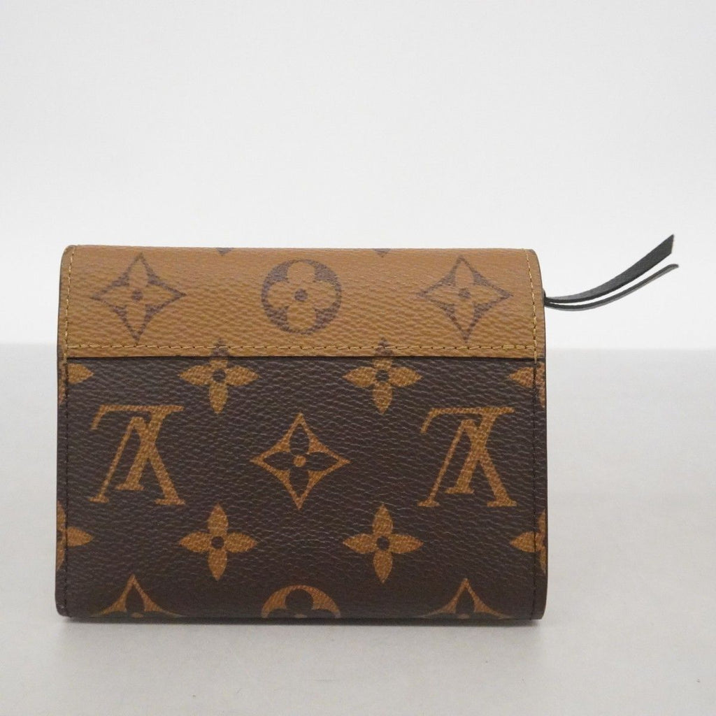 Louis Vuitton Trifold Wallet Monogram Reverse Portefeuille Victorine Brown — view 7