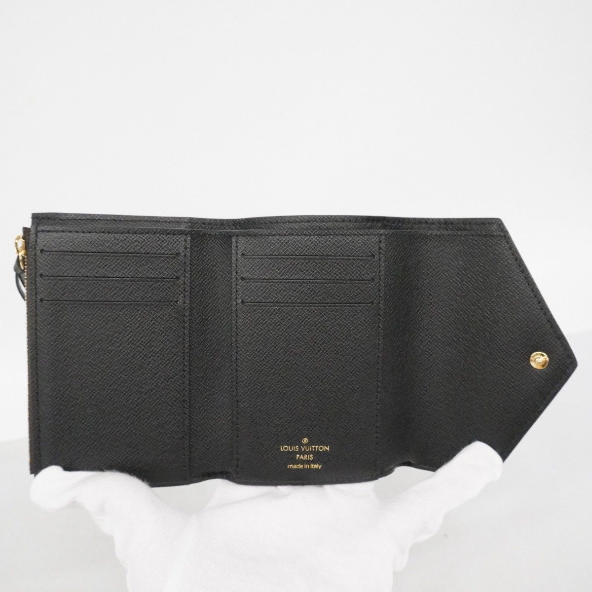 Louis Vuitton Trifold Wallet Monogram Reverse Portefeuille Victorine Brown — view 3