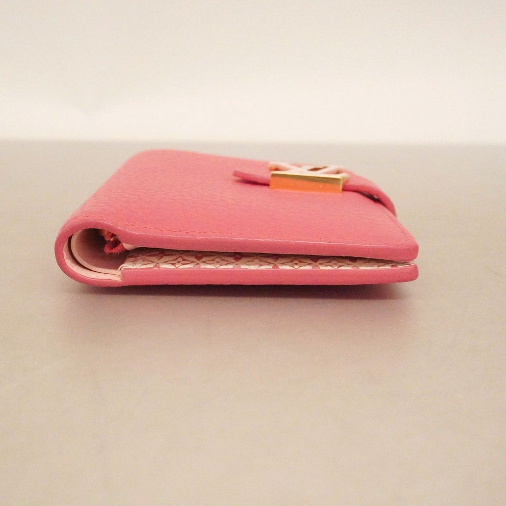 Louis Vuitton Wallet Taurillon LV Vertical CP Fuchsia — view 2