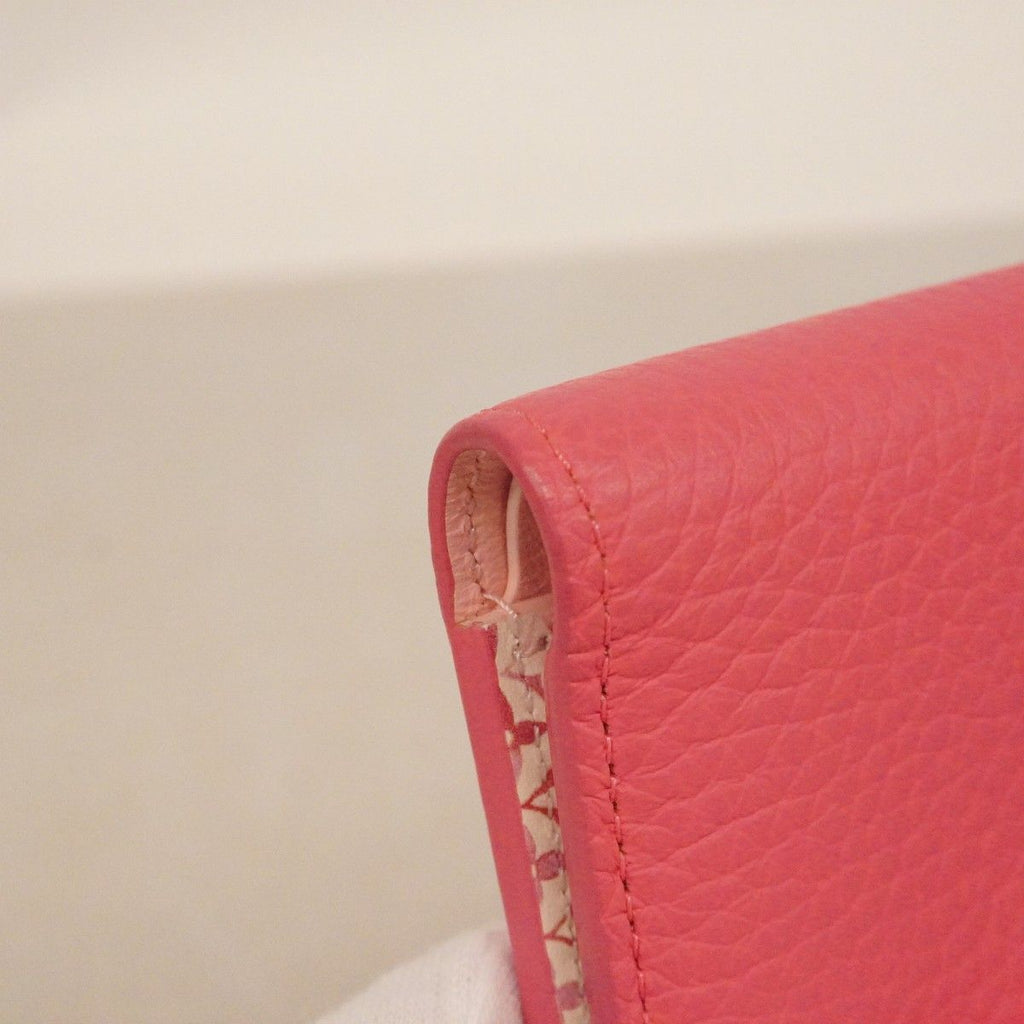 Louis Vuitton Wallet Taurillon LV Vertical CP Fuchsia — view 5