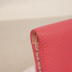 Louis Vuitton Wallet Taurillon LV Vertical CP Fuchsia — view 5