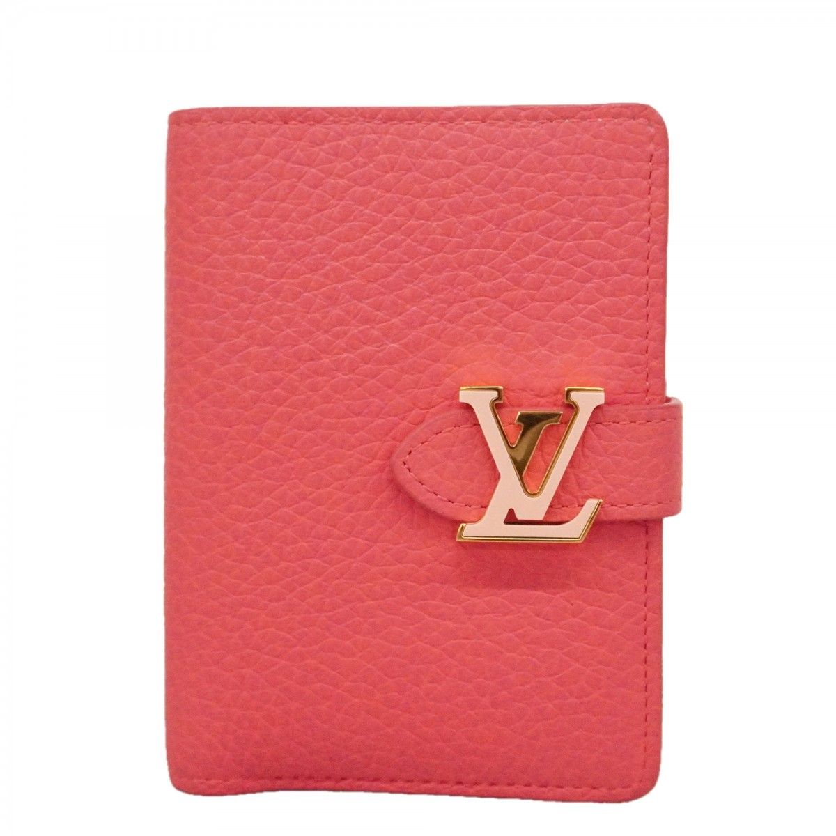 Louis Vuitton Wallet Taurillon LV Vertical CP Fuchsia