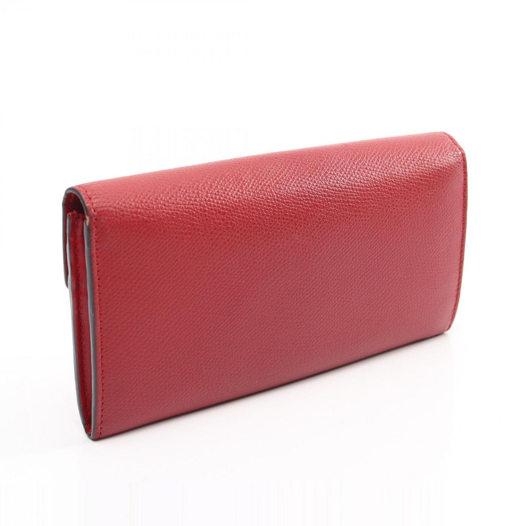 Fendi Bifold Wallet Is Red Leather — view 2