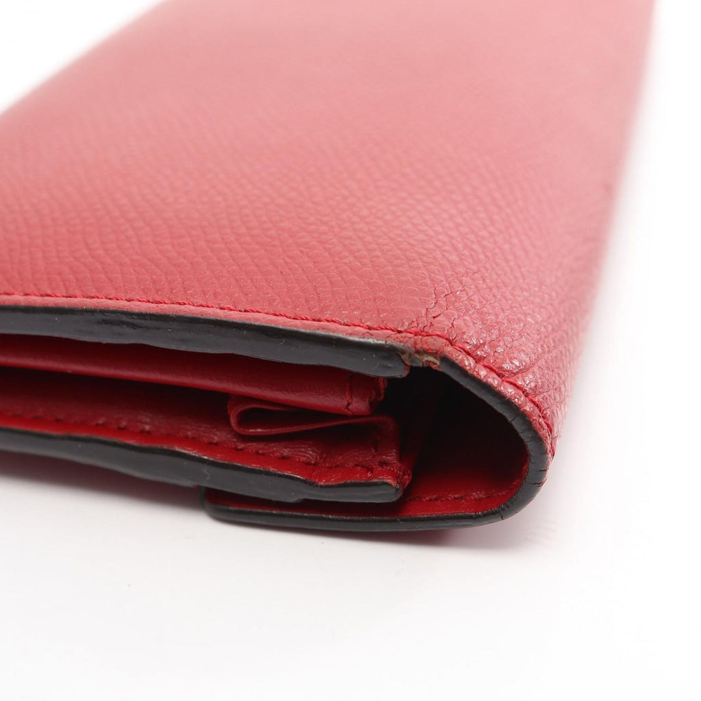Fendi Bifold Wallet Is Red Leather — view 7