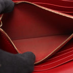 Fendi Bifold Wallet Is Red Leather — view 5