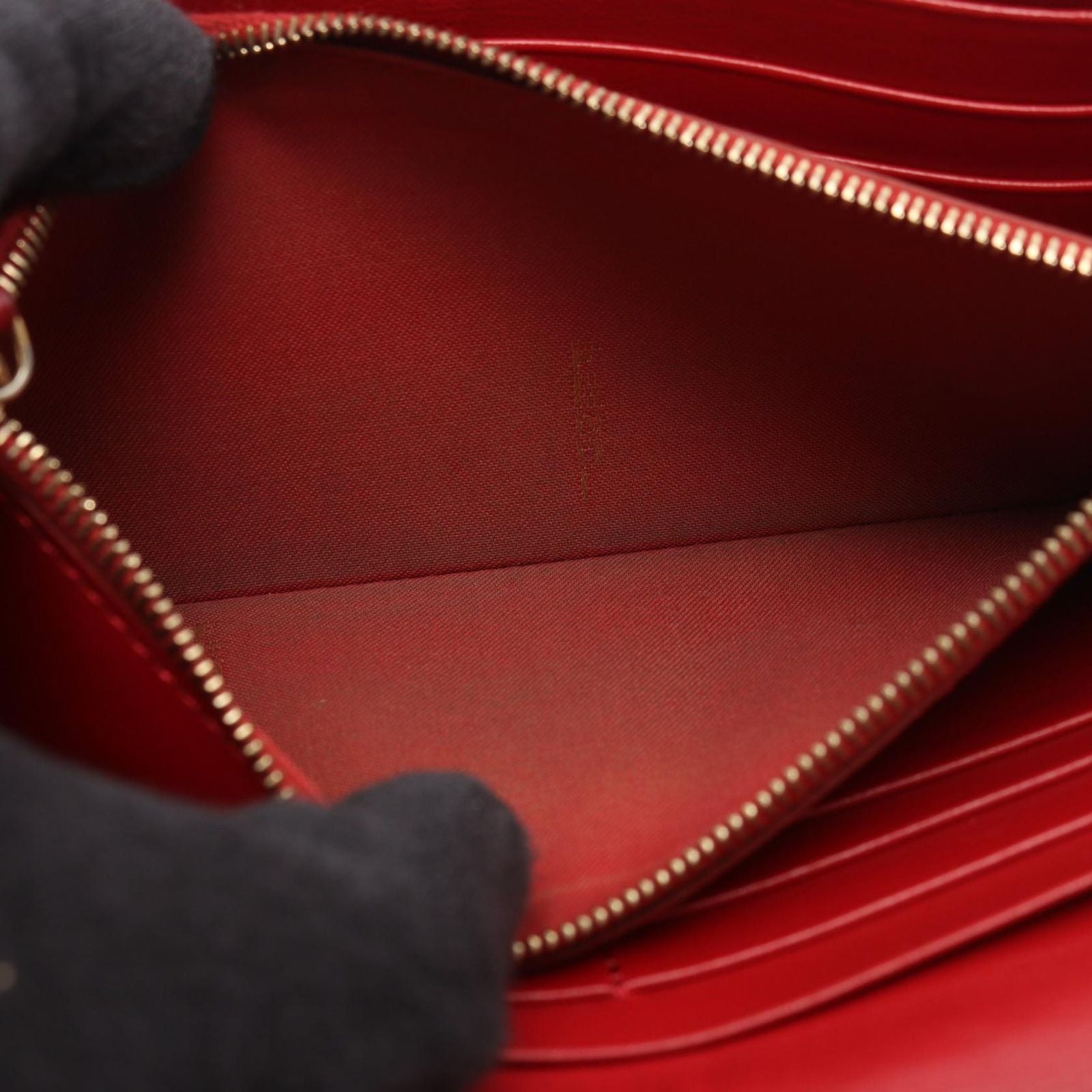 Fendi Bifold Wallet Is Red Leather — view 5