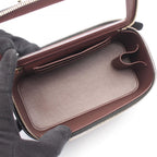 Chanel Shoulder Bag Quilted Small Vanity with Mirror Black Caviar Leather Chain — view 3