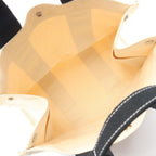 Hermes Tote Bora PM Ivory Black Canvas — view 3