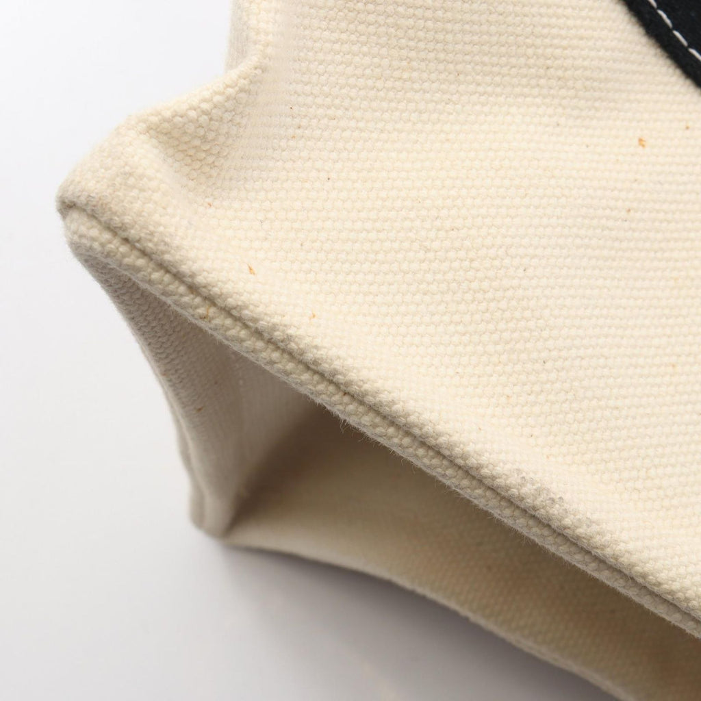 Hermes Tote Bora PM Ivory Black Canvas — view 5