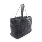 Chanel Tote New Travel Line MM Black Leather — view 2