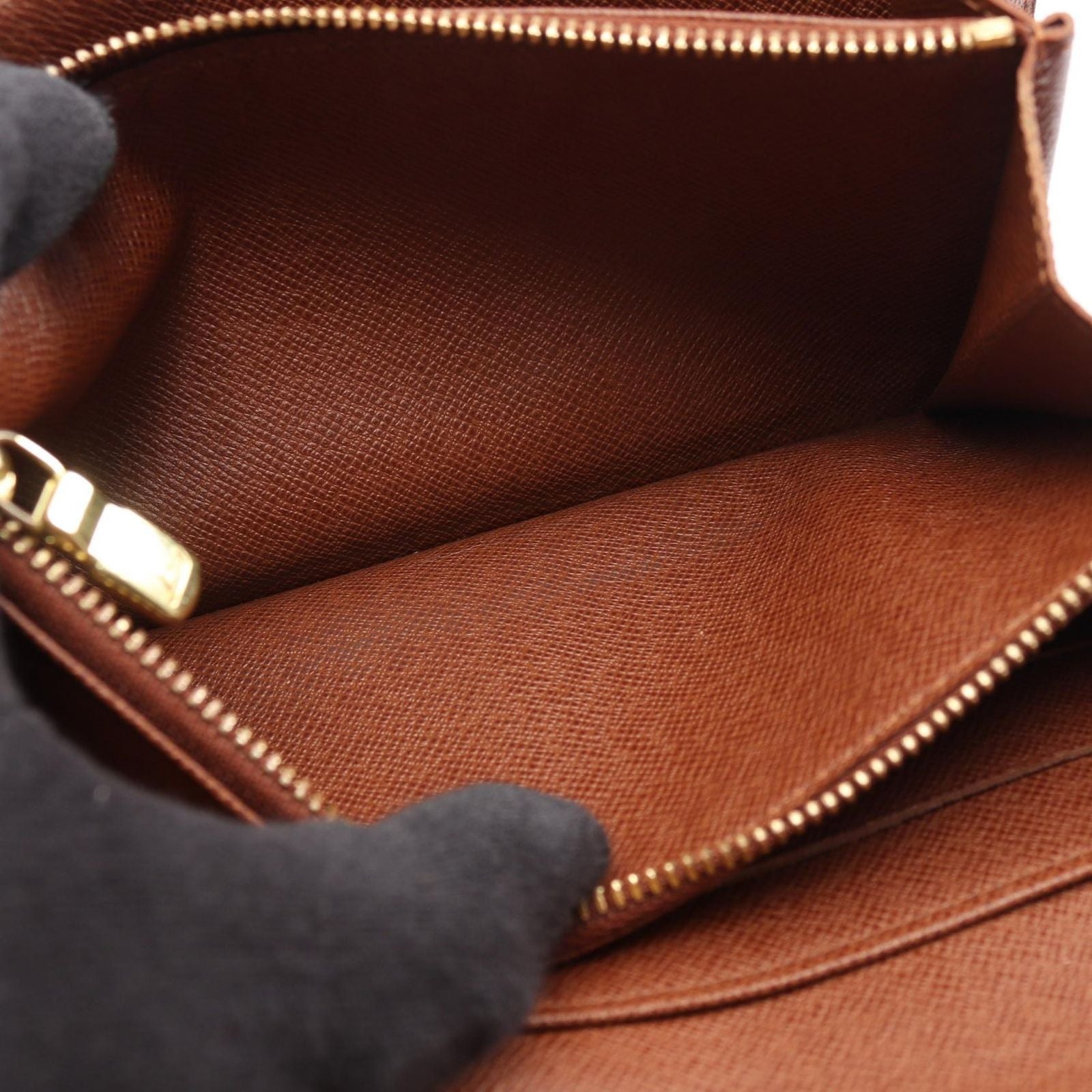 Louis Vuitton Bifold Wallet Pochette Porto Monet Cles Monogram — view 8
