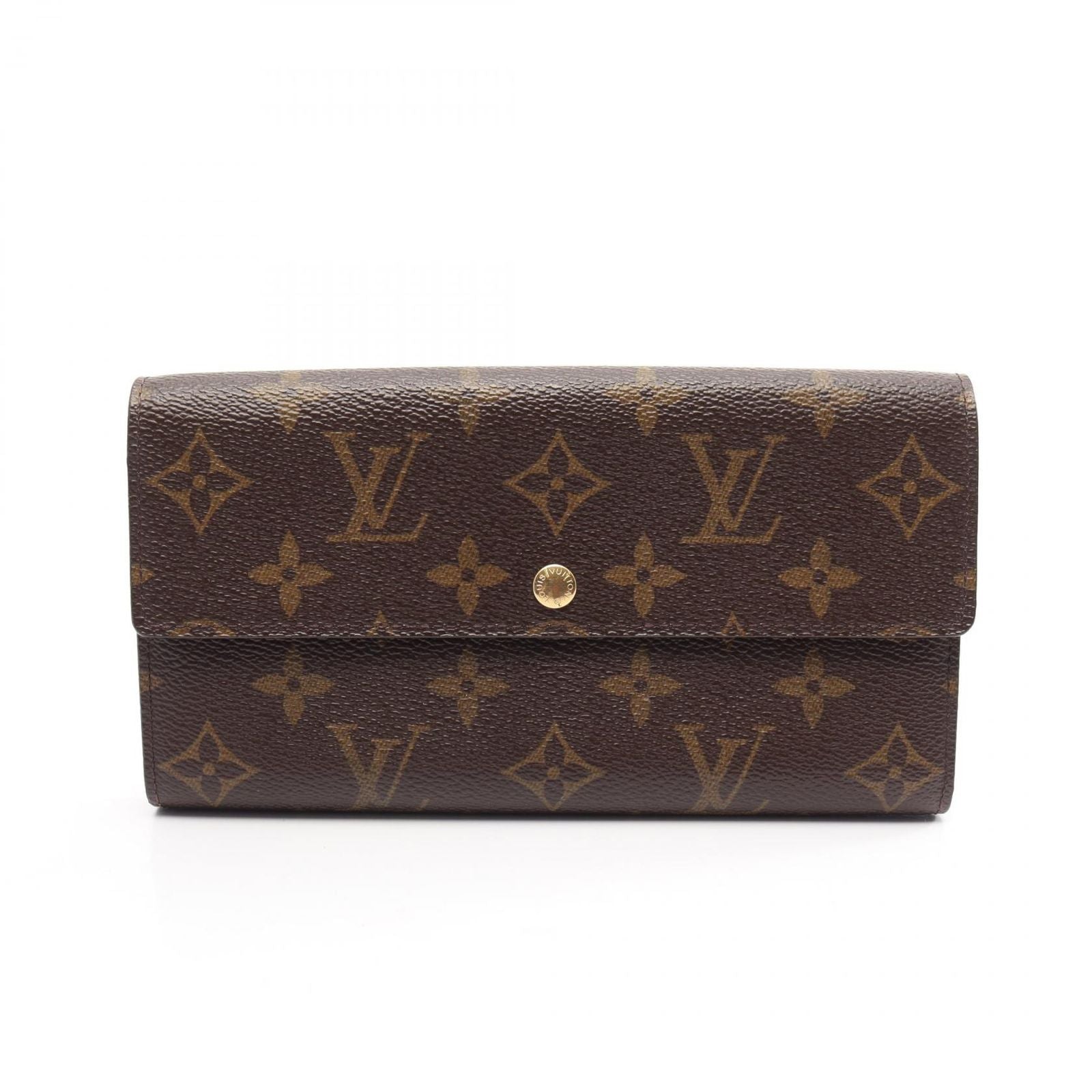 Louis Vuitton Bifold Wallet Pochette Porto Monet Cles Monogram