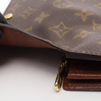 Louis Vuitton Bifold Wallet Pochette Porto Monet Cles Monogram — view 7