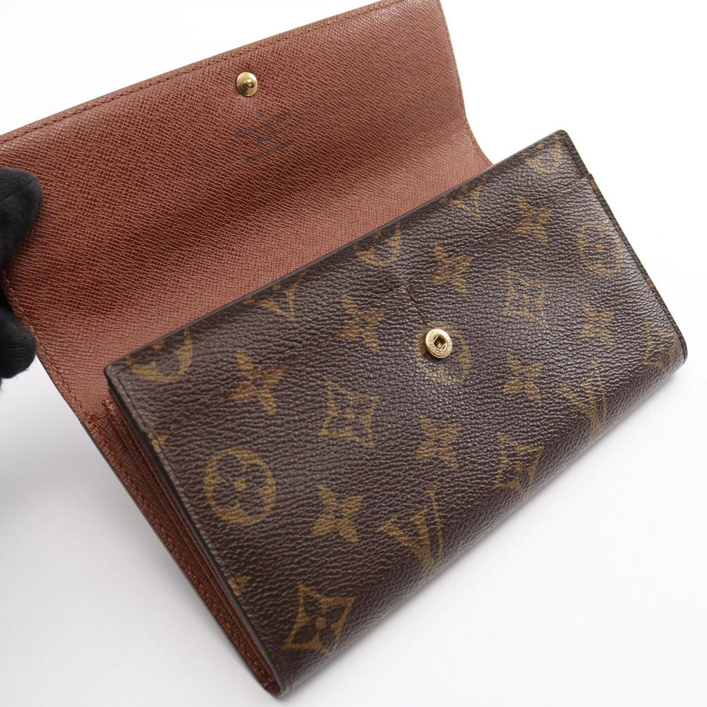 Louis Vuitton Bifold Wallet Pochette Porto Monet Cles Monogram — view 6
