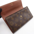 Louis Vuitton Bifold Wallet Pochette Porto Monet Cles Monogram — view 6