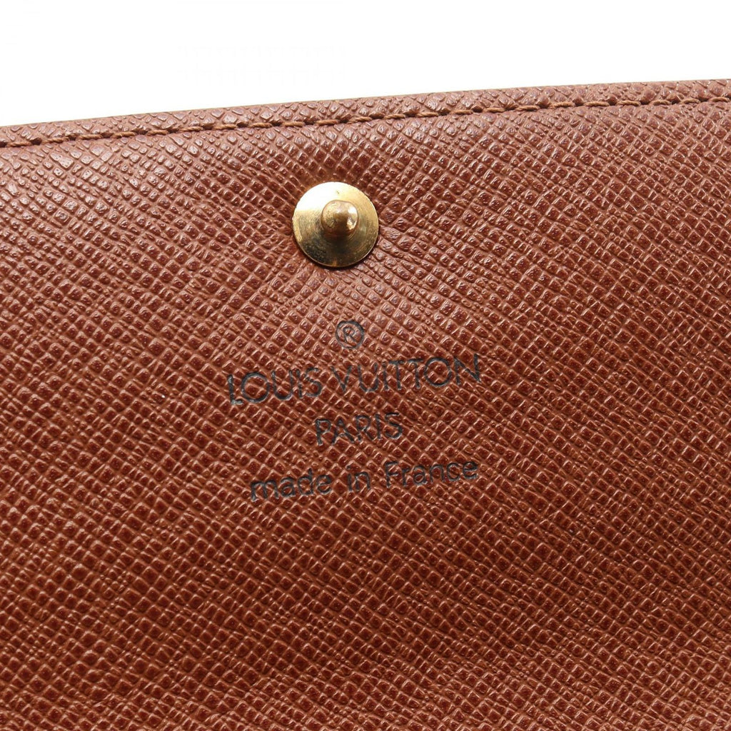Louis Vuitton Bifold Wallet Pochette Porto Monet Cles Monogram — view 4