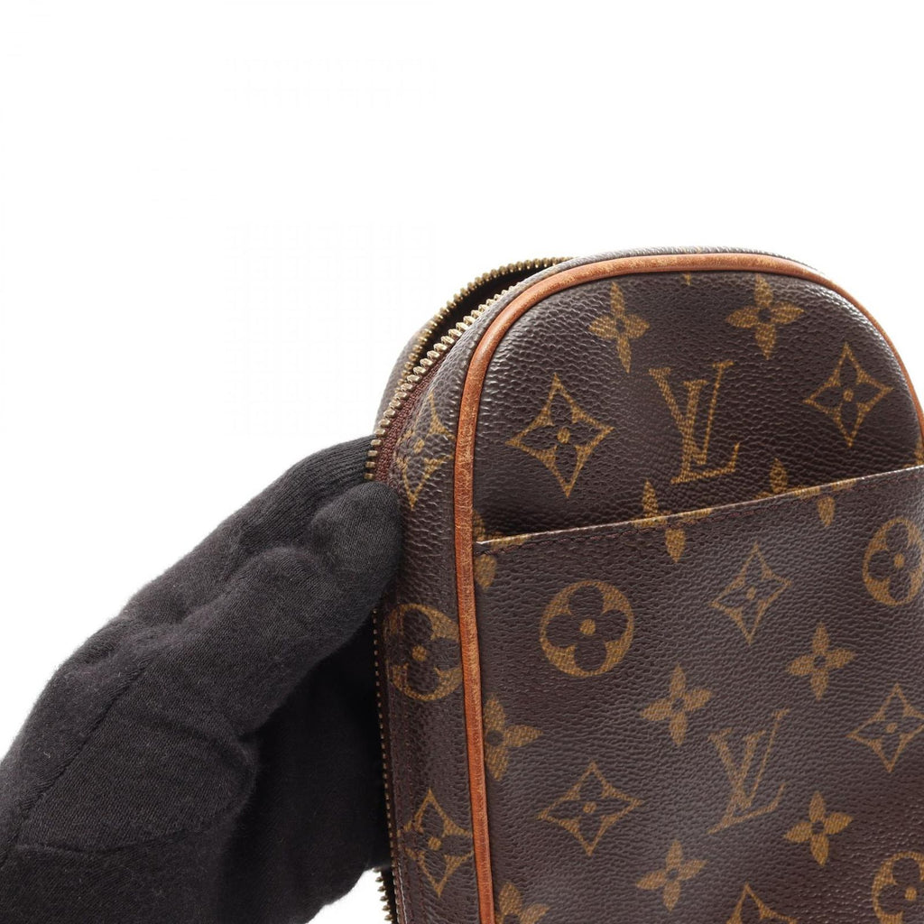 Louis Vuitton Waist Bag Pochette Gange Monogram Canvas Leather — view 8