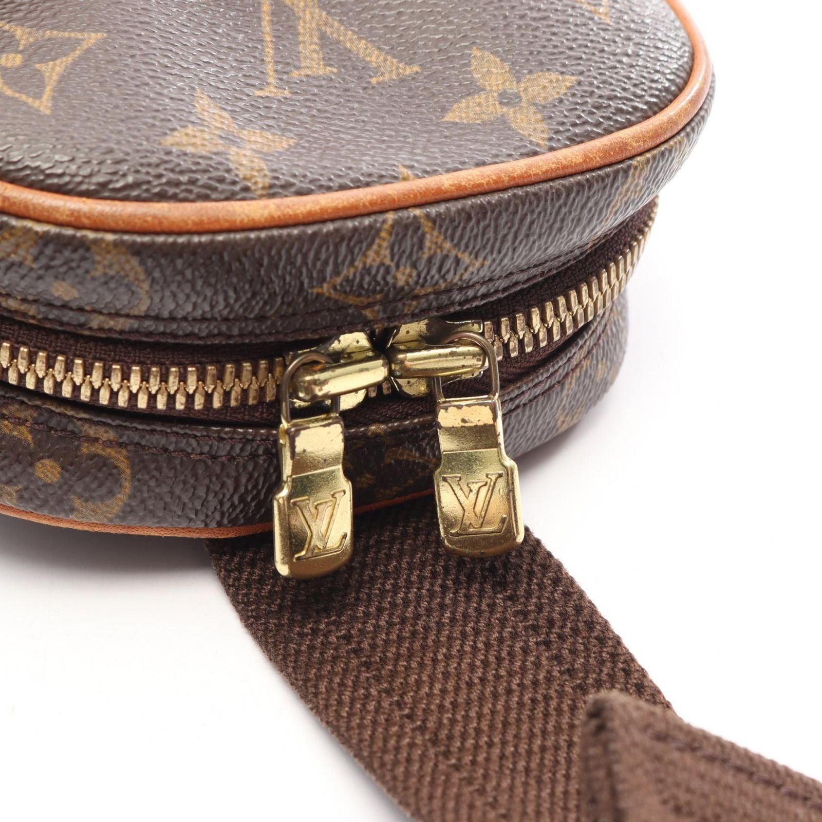 Louis Vuitton Waist Bag Pochette Gange Monogram Canvas Leather — view 6