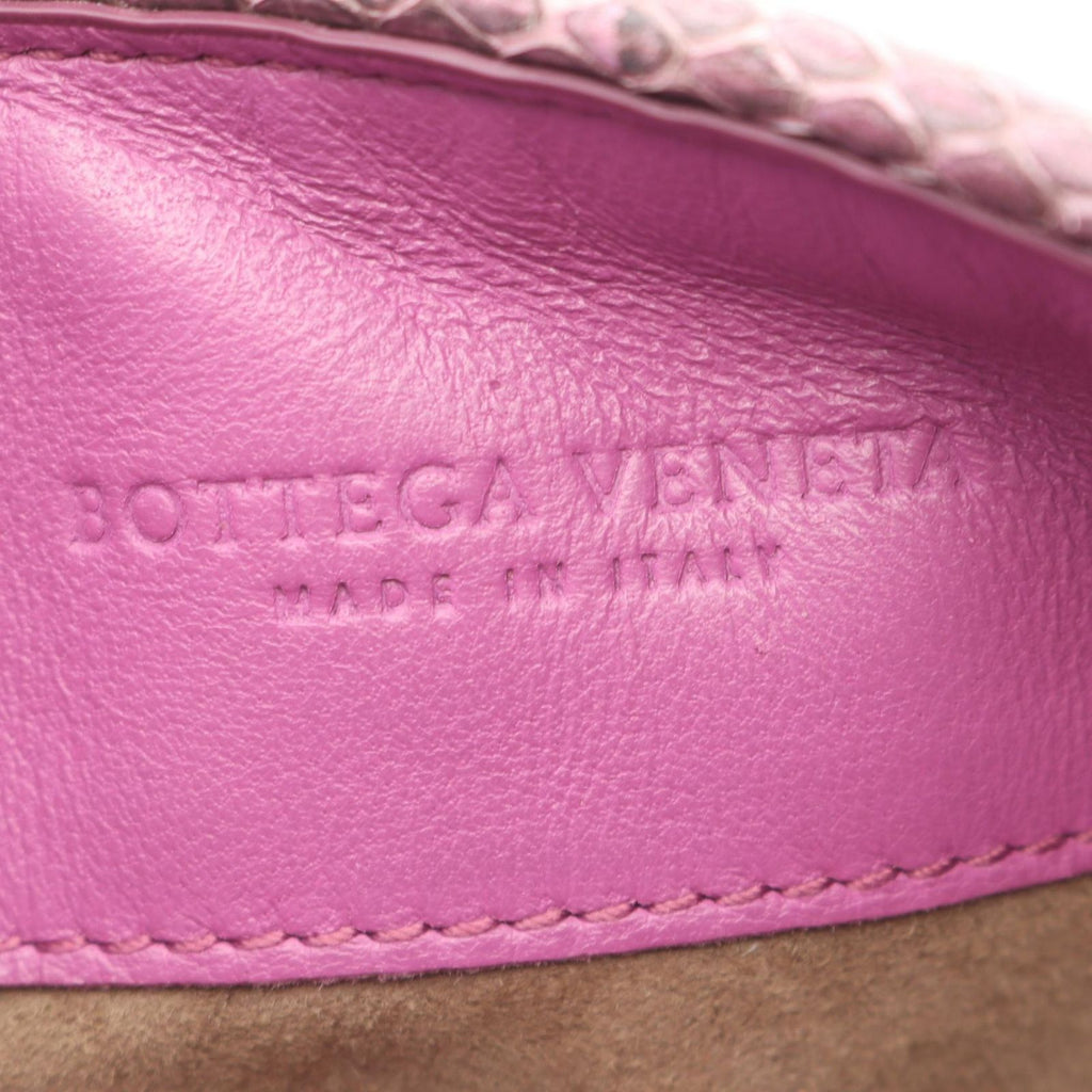 Bottega Veneta Shoulder Bag Purple Fabric Leather — view 4