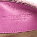 Bottega Veneta Shoulder Bag Purple Fabric Leather — view 4