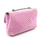 Bottega Veneta Shoulder Bag Purple Fabric Leather — view 2