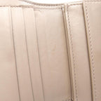 Celine Trifold Wallet Small Gray Beige Leather — view 8