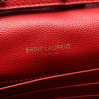 Saint Laurent Paris Shoulder Bag Cassandra Classic Red Leather Chain Wallet — view 4