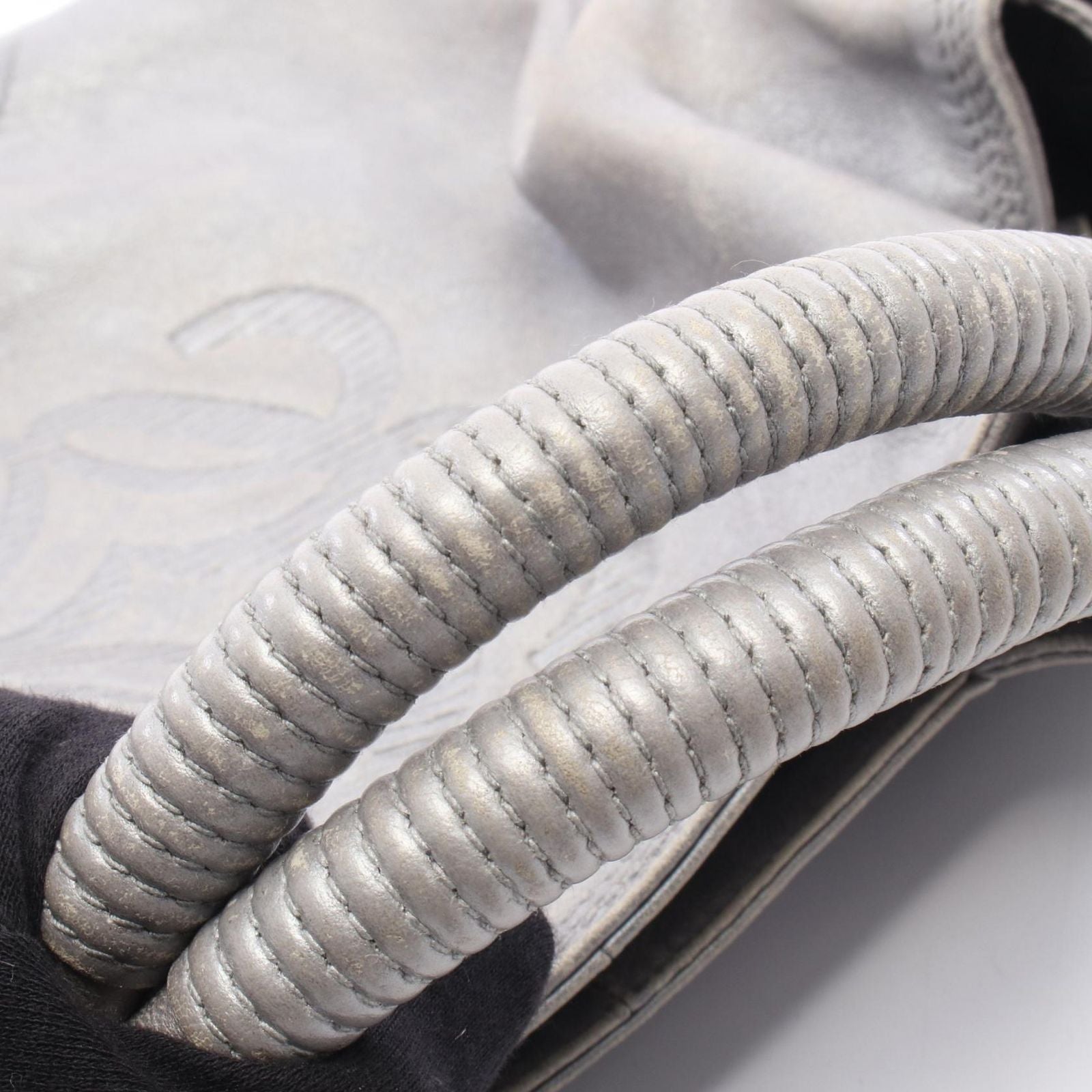 Loewe Handbag Nappa Aire Silver Leather — view 8