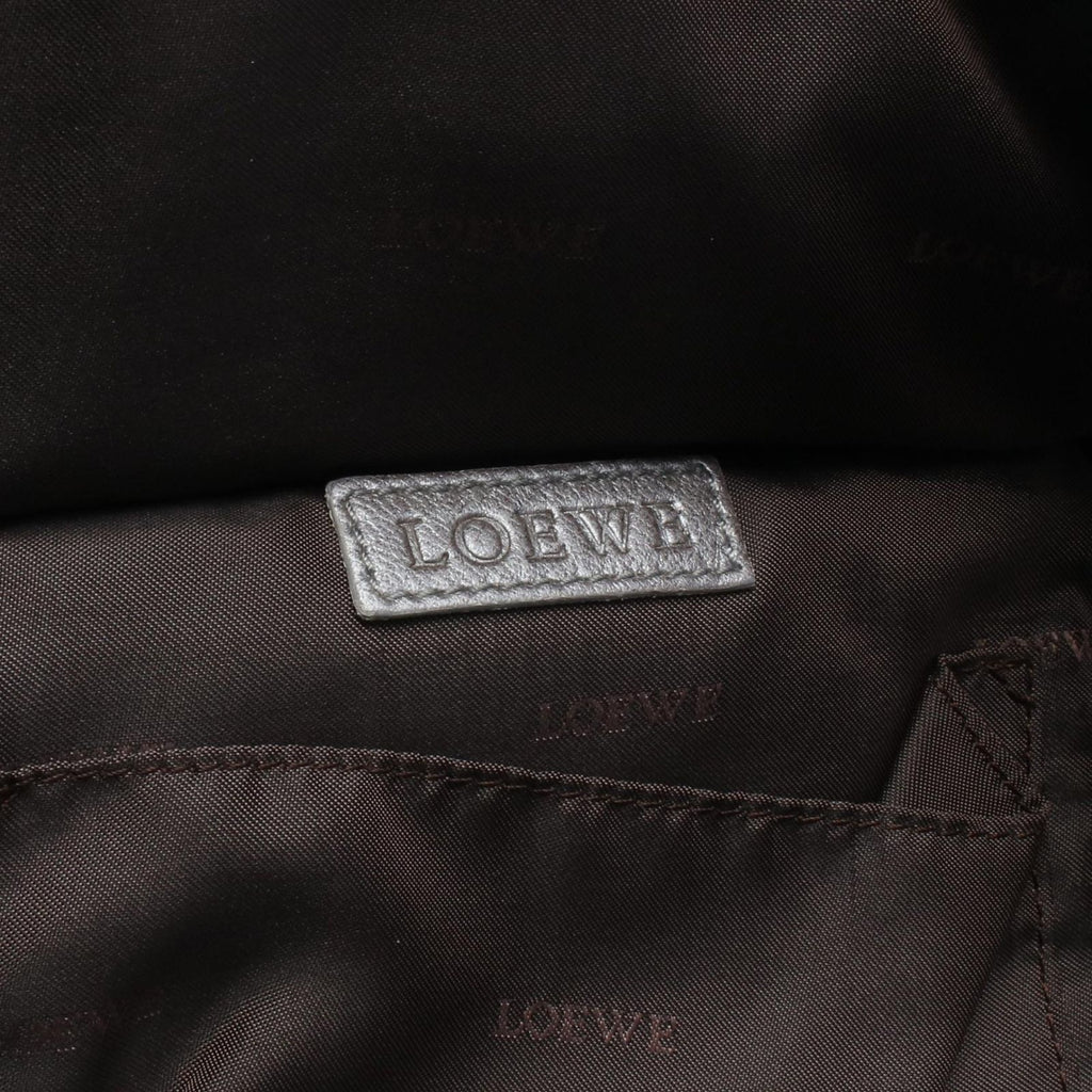Loewe Handbag Nappa Aire Silver Leather — view 4