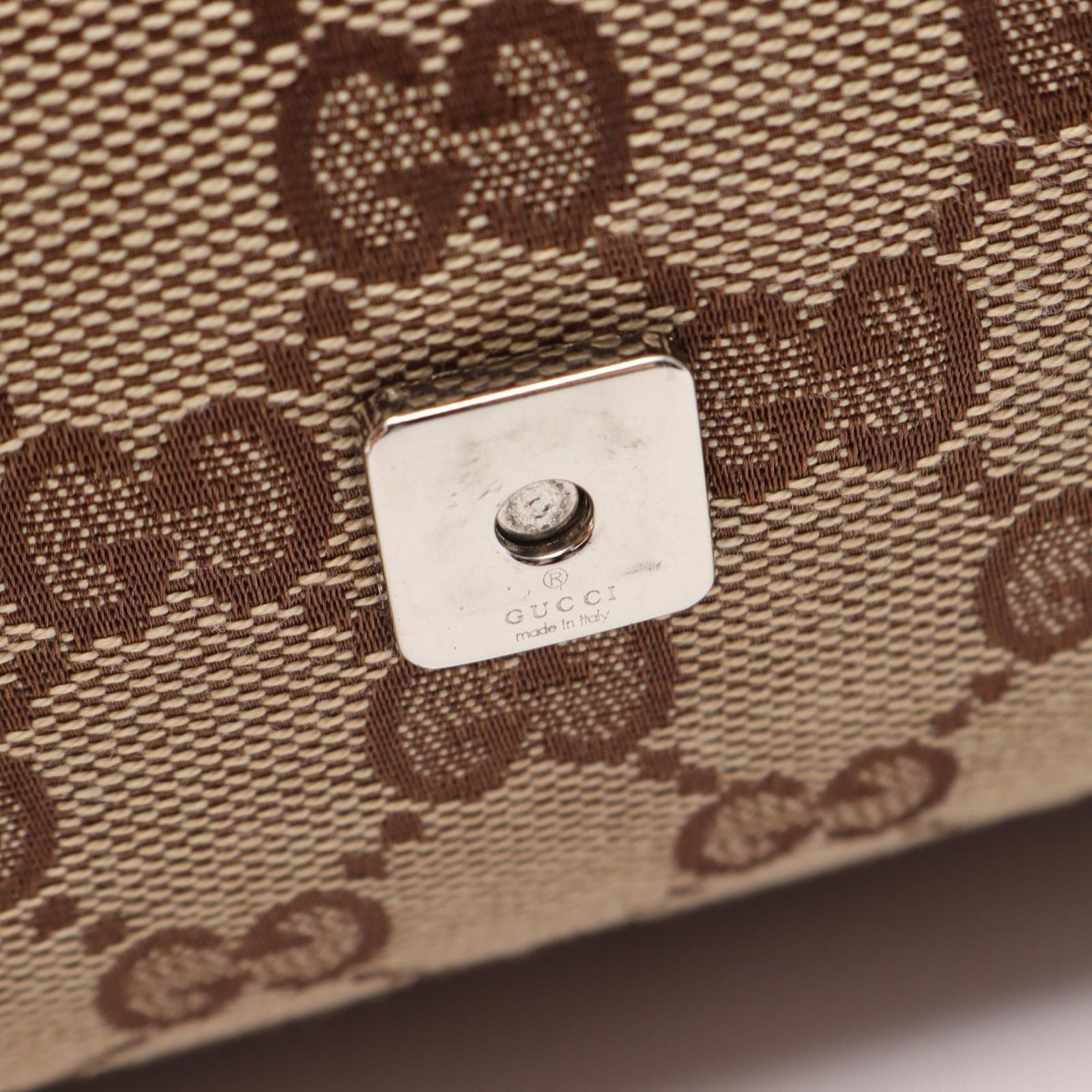 Gucci Shoulder Bag GG Canvas Beige — view 6