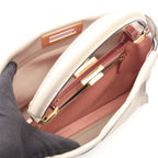 Fendi Handbag Peekaboo Regular 2-Way Gray Leather — view 3