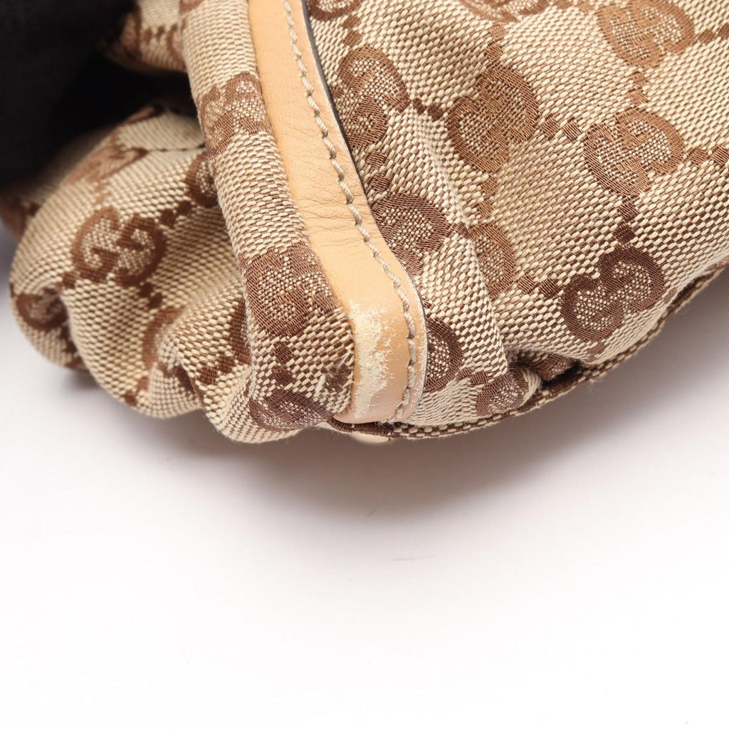 Gucci Shoulder Bag Abbey GG Canvas Beige — view 8