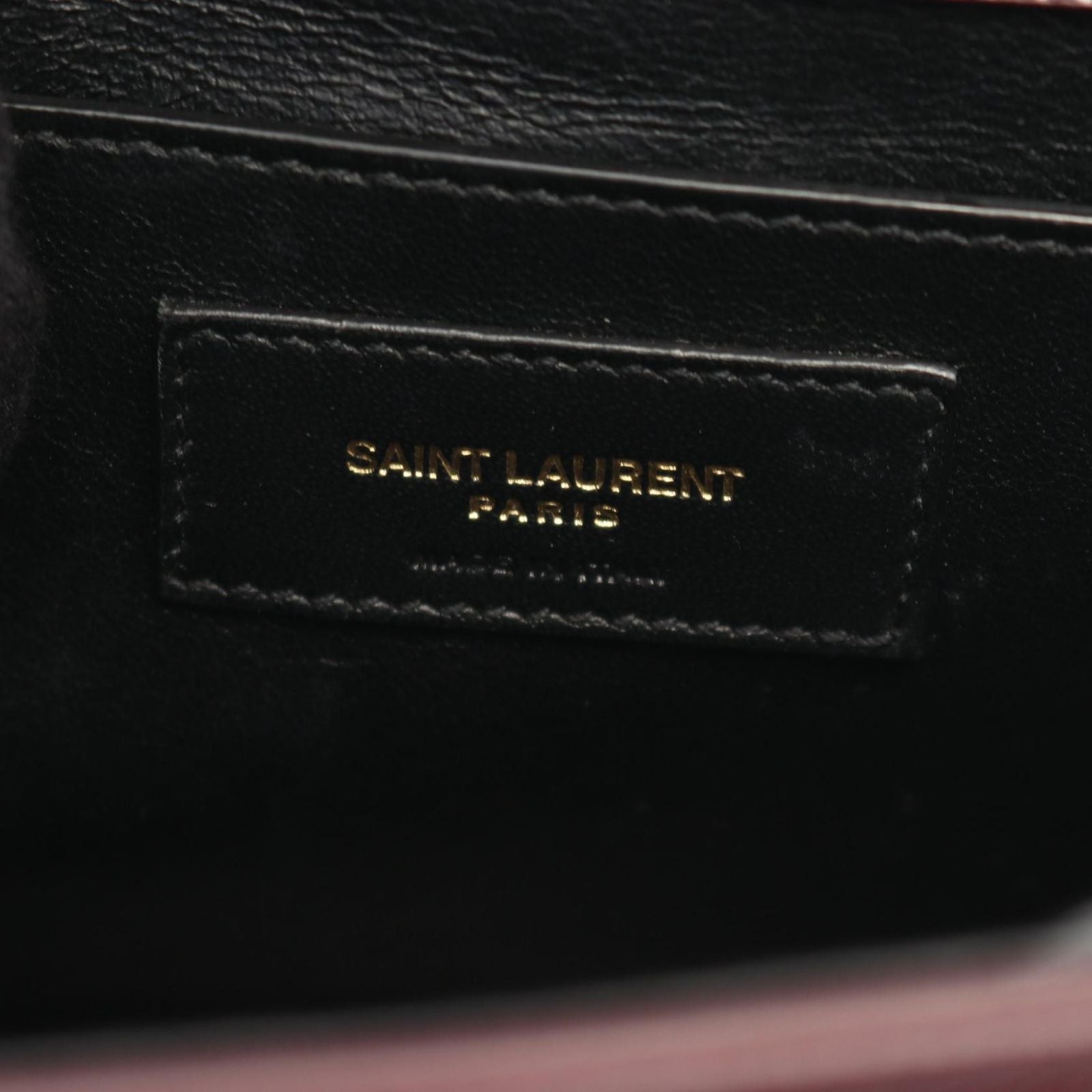 Saint Laurent Paris Handbag Cassandra 2-Way Bordeaux Leather — view 4
