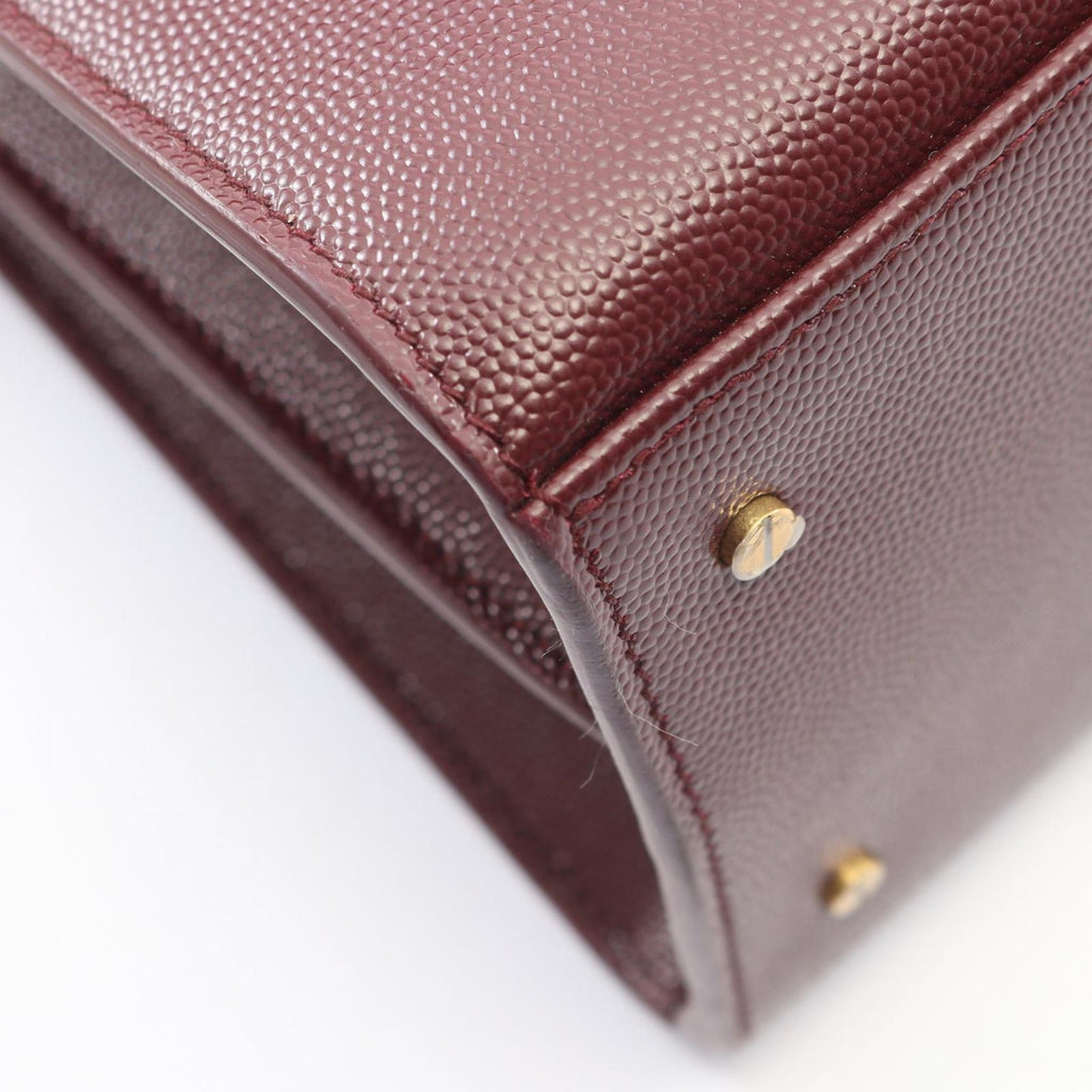 Saint Laurent Paris Handbag Cassandra 2-Way Bordeaux Leather — view 6