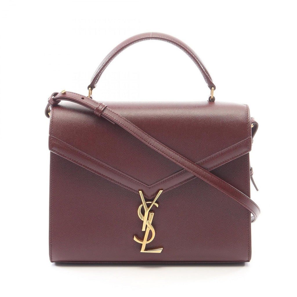 Saint Laurent Paris Handbag Cassandra 2-Way Bordeaux Leather