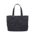 Chanel Tote New Travel Line MM Black Leather
