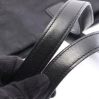 Chanel Tote New Travel Line MM Black Leather — view 8
