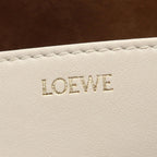 Loewe Handbag Puzzle Fold Mini 2-Way Beige Ivory Leather Tote — view 4