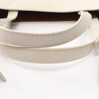 Loewe Handbag Puzzle Fold Mini 2-Way Beige Ivory Leather Tote — view 9