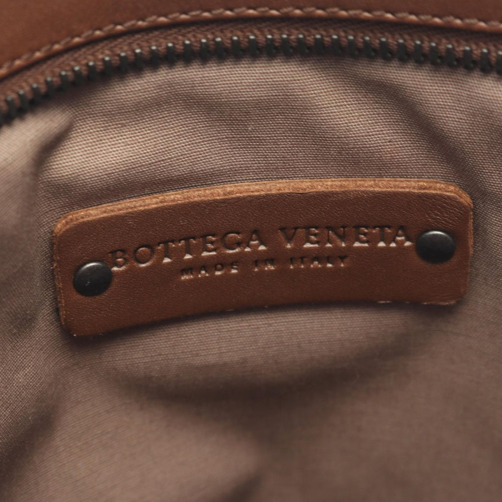 Bottega Veneta Shoulder Bag Intrecciato Brown Leather — view 4