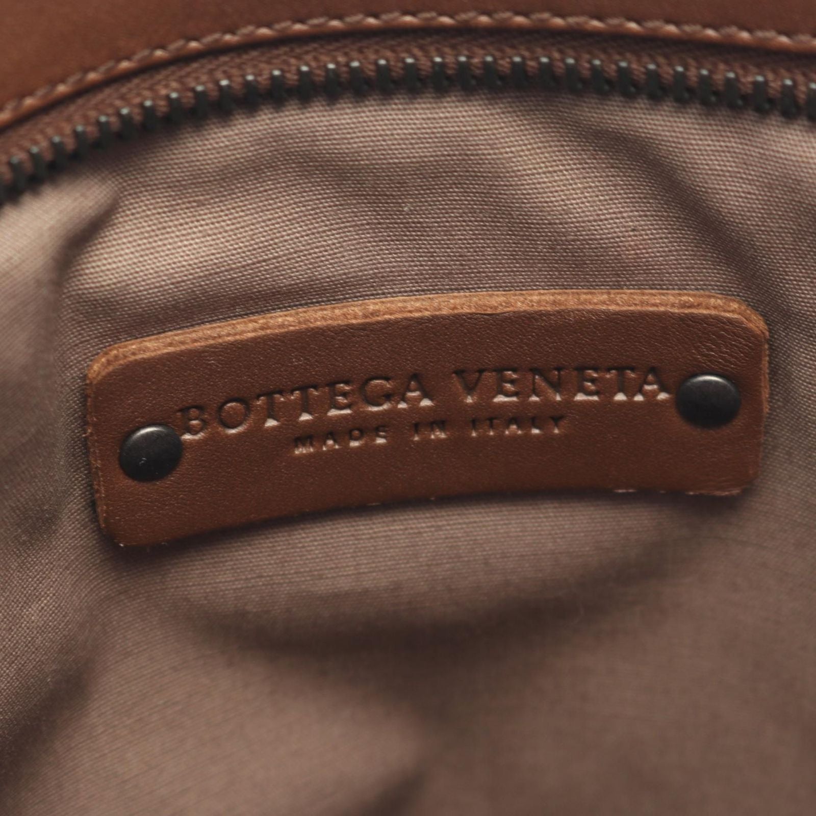 Bottega Veneta Shoulder Bag Intrecciato Brown Leather — view 4