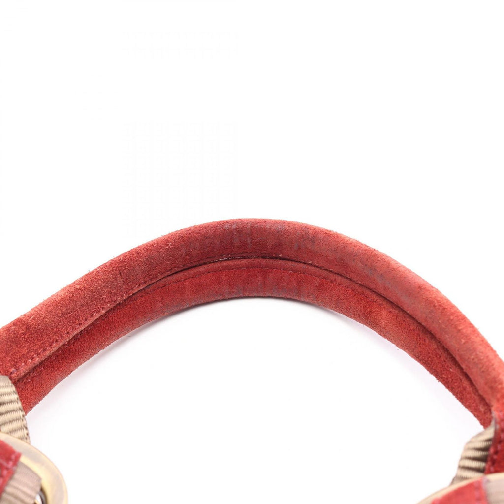 Dior Tote Trotter Beige Bordeaux Canvas Patent — view 8