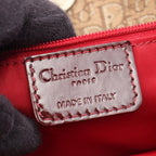 Dior Tote Trotter Beige Bordeaux Canvas Patent — view 4